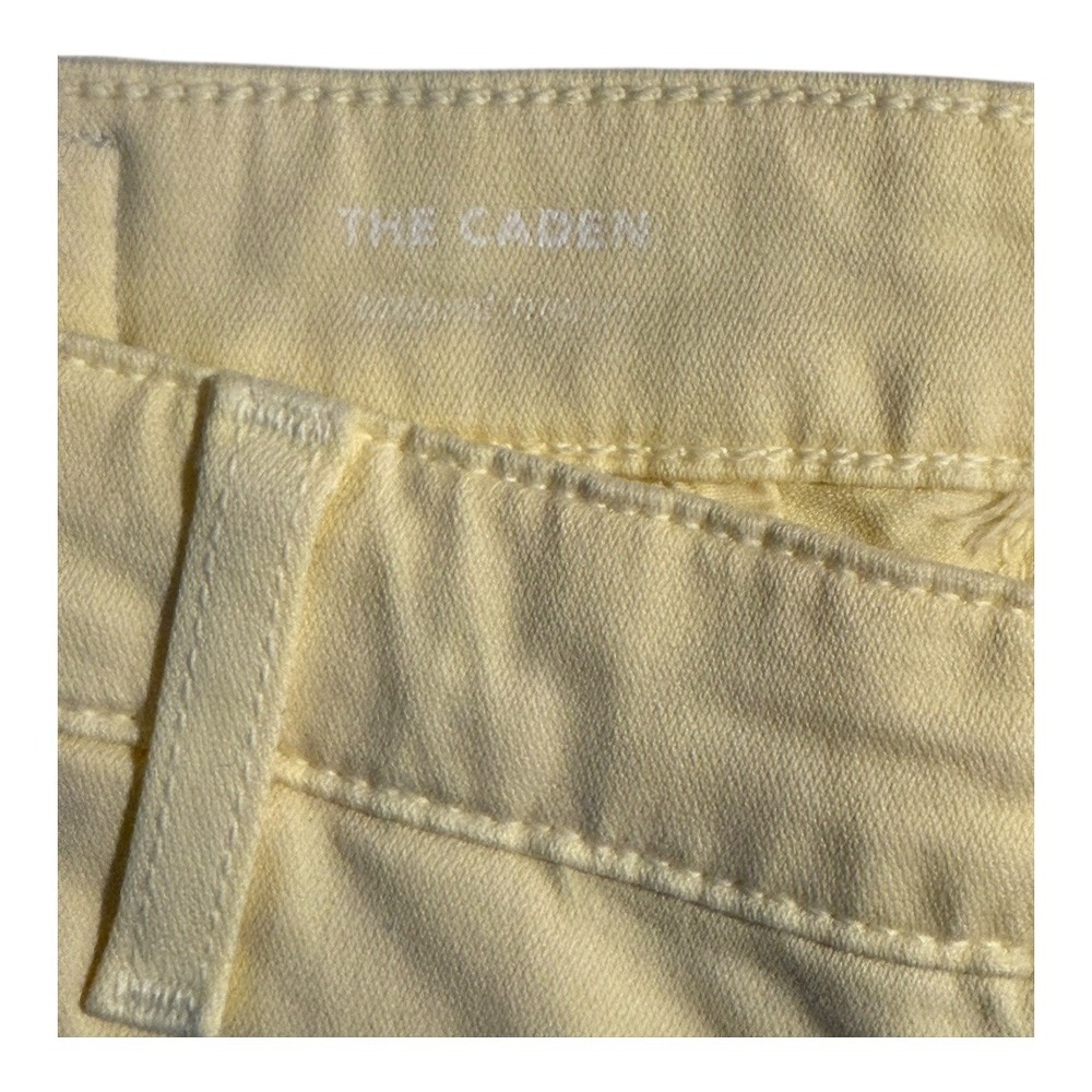 AG Adriano Goldschmied The Caden Yellow Chinos Pants Women's Size 27R 4 NWT - Picture 3 of 8